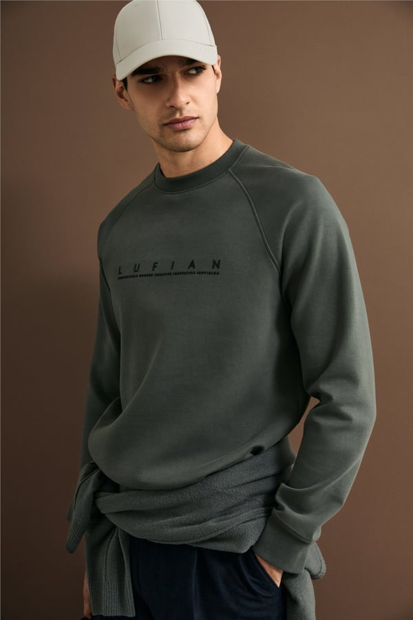 Luifian 112030198 Cooper Erkek Sweatshirt Yeşil