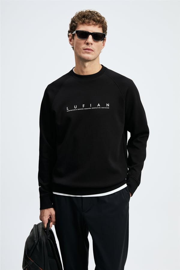 Luifian 112030198 Cooper Erkek Sweatshirt Siyah