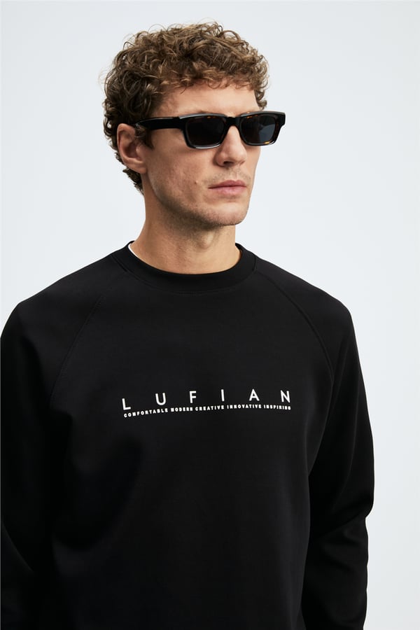 Luifian 112030198 Cooper Erkek Sweatshirt Siyah