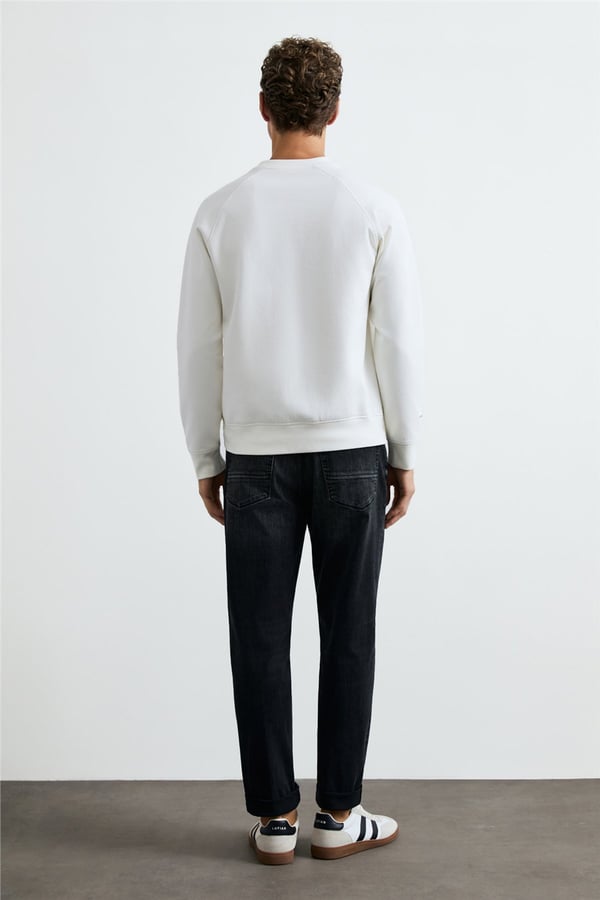 Luifian 112030198 Cooper Erkek Sweatshirt Beyaz
