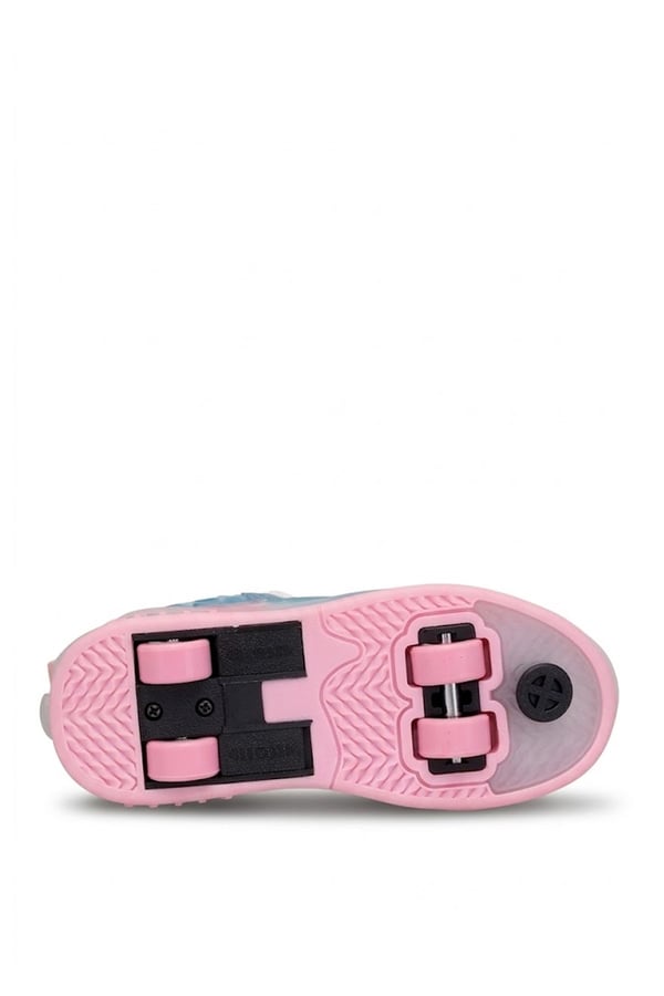 Pepino 2227 Patenli Çocuk Spor Ayakkabı Beyaz - Pembe