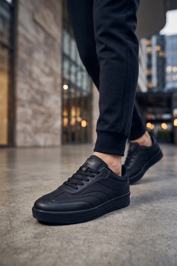 Volis M-26612 Erkek Sneakers Ayakkabı Siyah