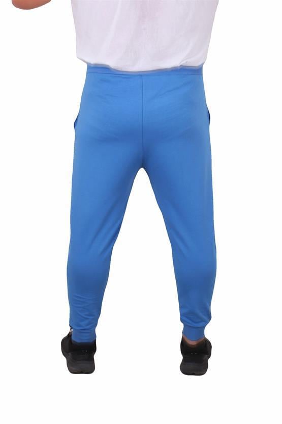 Mocgrande Büyük Beden Basic Eşofman Altı Full Lycra 11516 SAKS