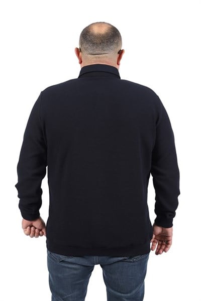 MocGrande Büyük Beden Polo Yaka Sweat West Coast 22711