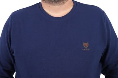 MocGrande Büyük Beden Sweatshirt Gipeli Casual 22712