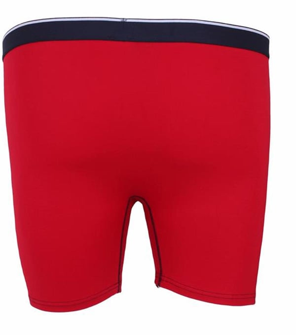 MocGrande Erkek Büyük Beden Likralı Uzun Paça Boxer 11906 KIRMIZI