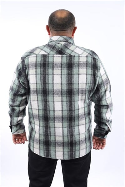 MocGrande Oduncu Gömlek Çift Cep Big Plaid 22216
