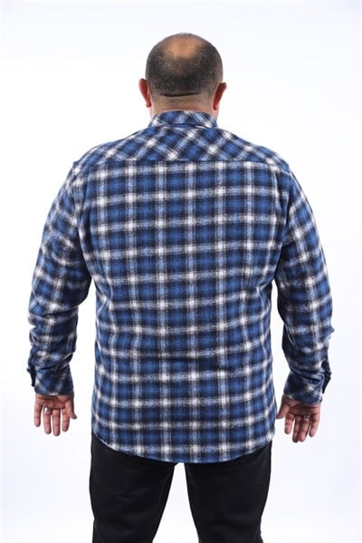 MocGrande Oduncu Gömlek Çift Cep Kapaklı Small Plaid 22217