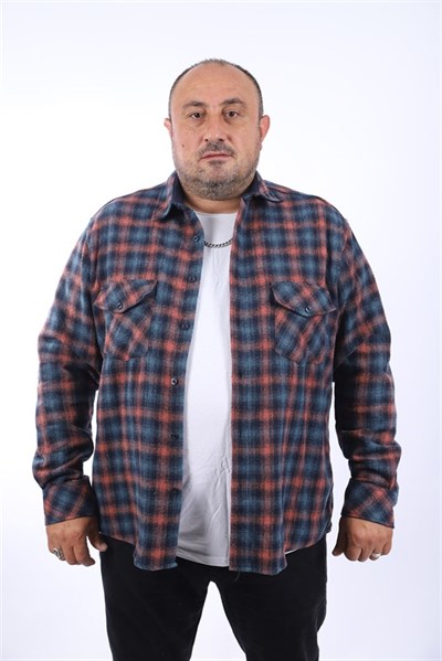 MocGrande Oduncu Gömlek Çift Cep Kapaklı Small Plaid 22217