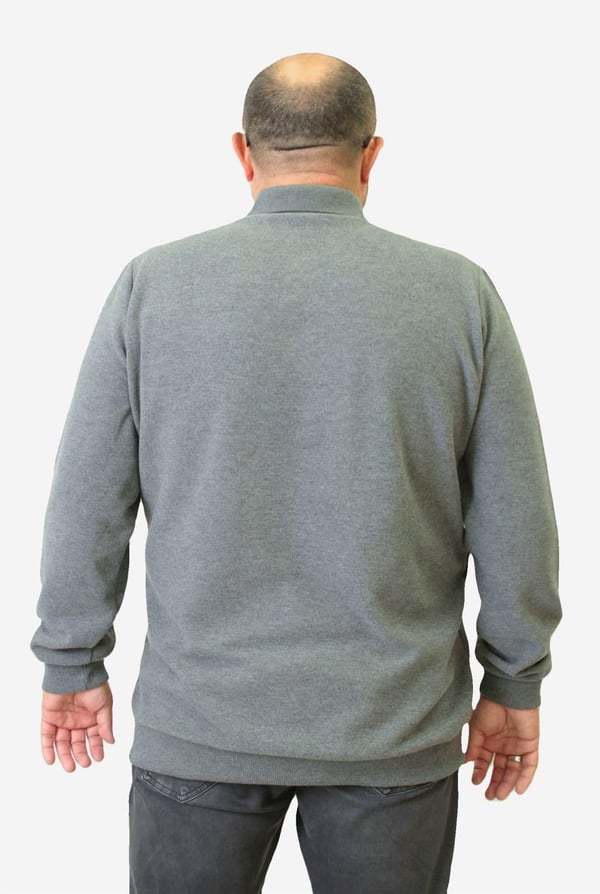 Erkek Büyük Beden Polo Yaka Sweat Brb 24400 ANTRASIT