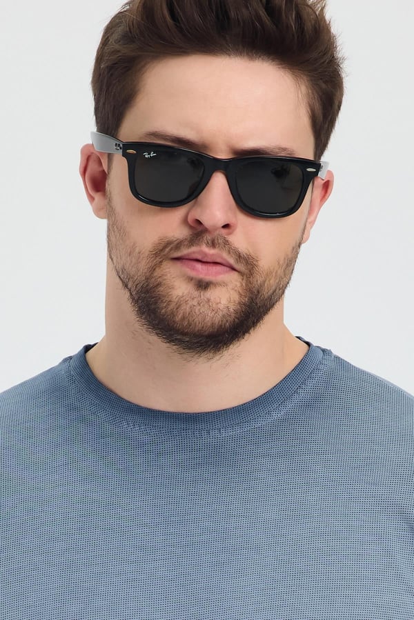 Erkek Lacivert Bisiklet Yaka Yıkamalı Basic T-shirt - 165