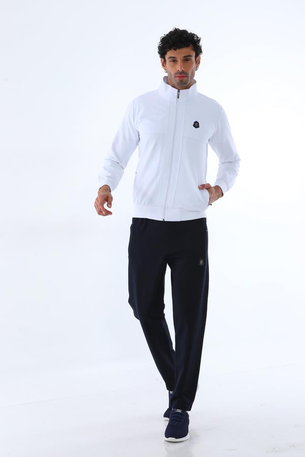 Erkek Dalgıç Kumaş Slim Fit Dar Paça Eşofman Takımı