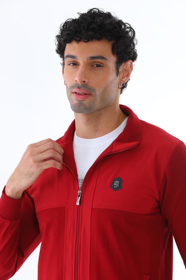 Erkek Dalgıç Kumaş Slim Fit Dar Paça Eşofman Takımı