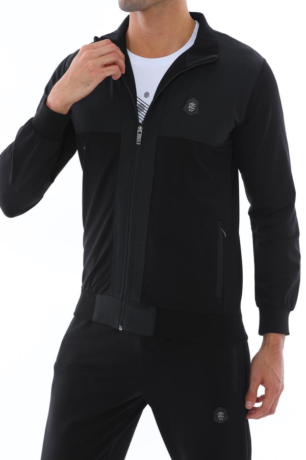 Erkek Dalgıç Kumaş Slim Fit Dar Paça Eşofman Takımı