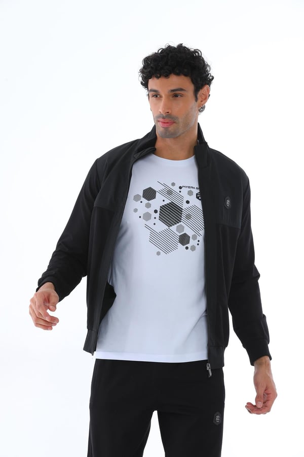 Erkek Dalgıç Kumaş Slim Fit Dar Paça Eşofman Takımı