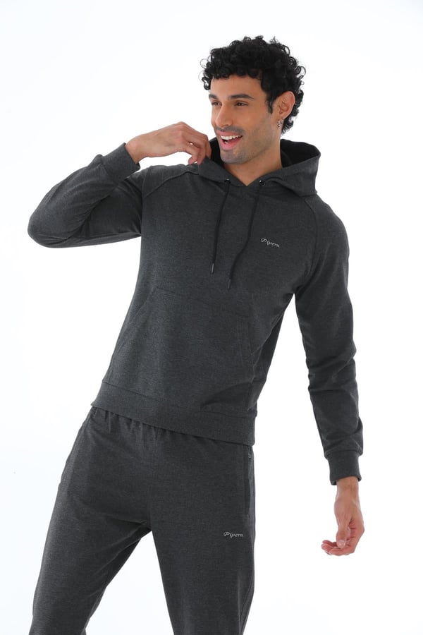 Erkek Sweat Kapüşonlu Eşofman Takımı