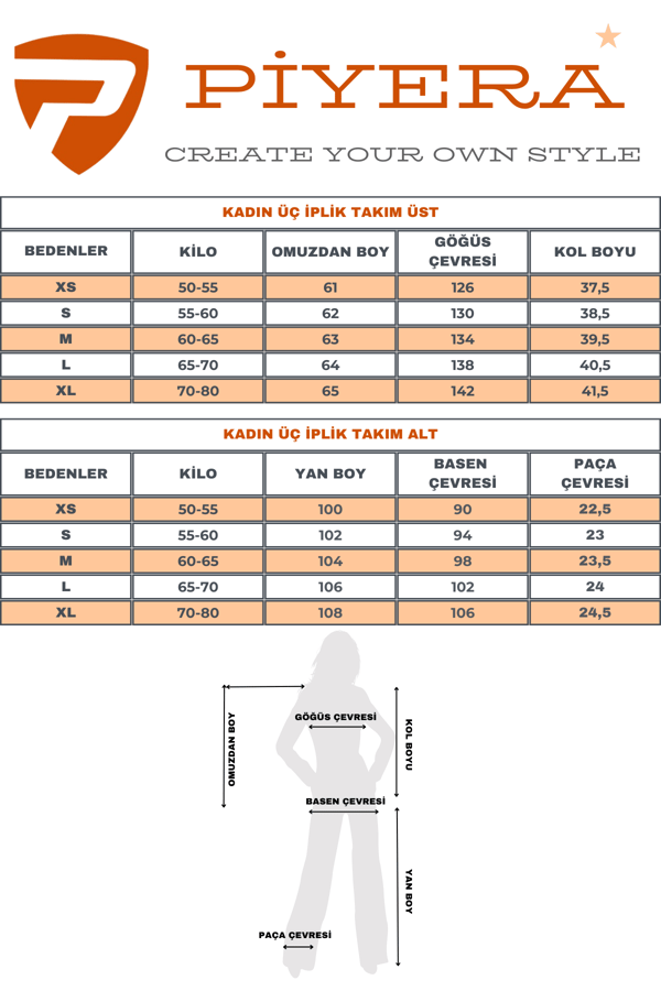 Kadın Ekru 3 İplik Fermuarlı Kapüşonlu Pul Payet İşlemeli Paçası Lastikli Eşofman Takımı - 5203