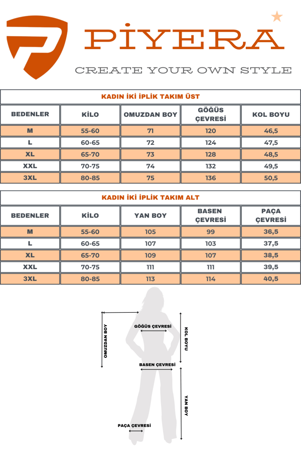 Kadın Sweat Lacivert İki İplik Üst Dikiş Detaylı Uzun Kol Eşofman Takımı - 7643