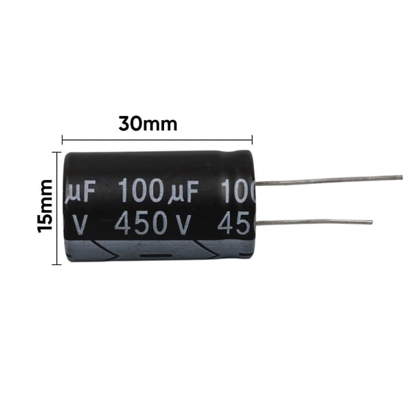 100 MF 400 V Tel Bacak Kondansatör Fiyatı - Merter Elektronik