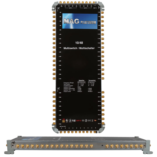 10*48 Sonlu/Kaskatlı Swıtchlı Uydu Santrali Mag Platınum Fiyatı - Merter Elektronik