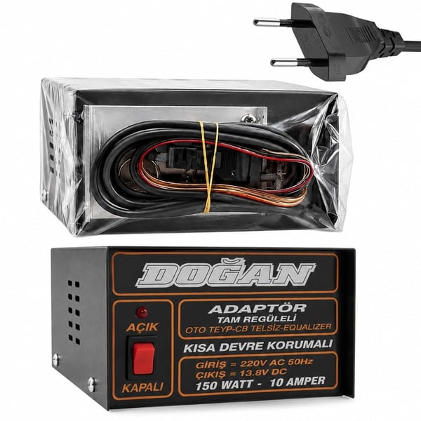 12 Volt 10 Amper Regüleli Adaptör Doğan Fiyatı - Merter Elektronik