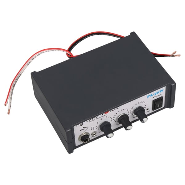 12 Volt 40 Watt Mini Metal Kasa Pazarcı Anfisi Fiyatı - Merter Elektronik
