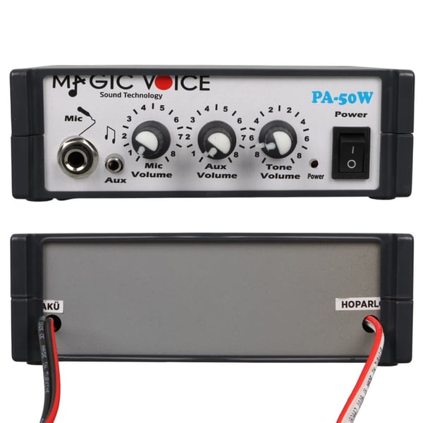 12 Volt 40 Watt Mini Metal Kasa Pazarcı Anfisi Fiyatı - Merter Elektronik