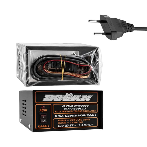 12 Volt 7 Amper Regüleli Adaptör Doğan Fiyatı - Merter Elektronik