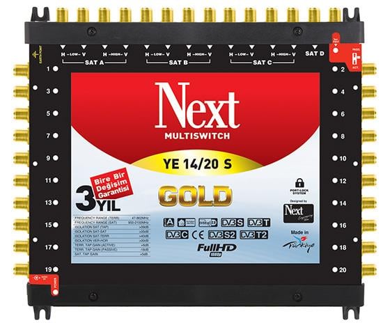 14*20 SONLU UYDU SANTRALİ NEXT