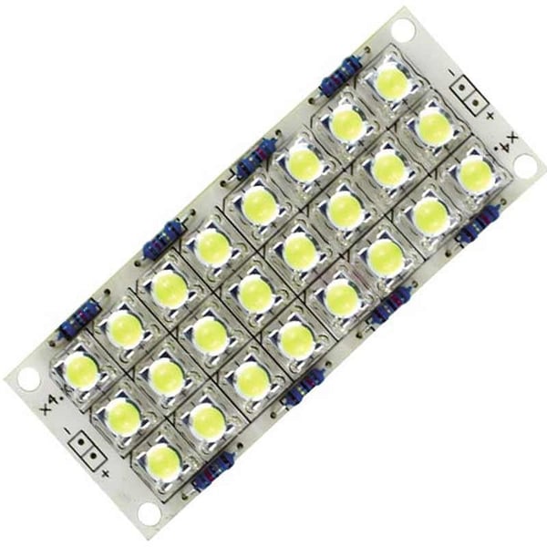 24LÜ 12 VOLT PANEL LED (12V-4A AKÜ İLE 25 SAAT ÇALIŞIR)