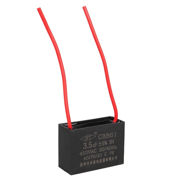 3.5 Uf 450 V Siyah Kablolu Kare Tip Kutupsuz Kondansatör Fiyatı - Merter Elektronik