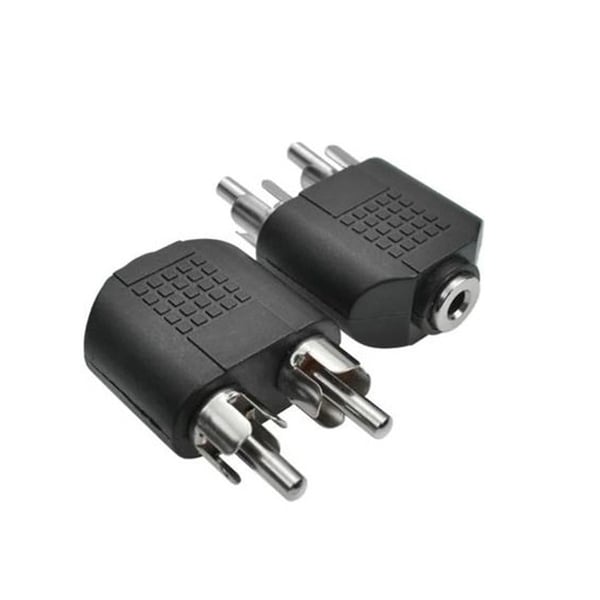 3.5 Mm Stereo Dişi  / 2 Rca Erkek Çevirici Jack Fiyatı - Merter Elektronik