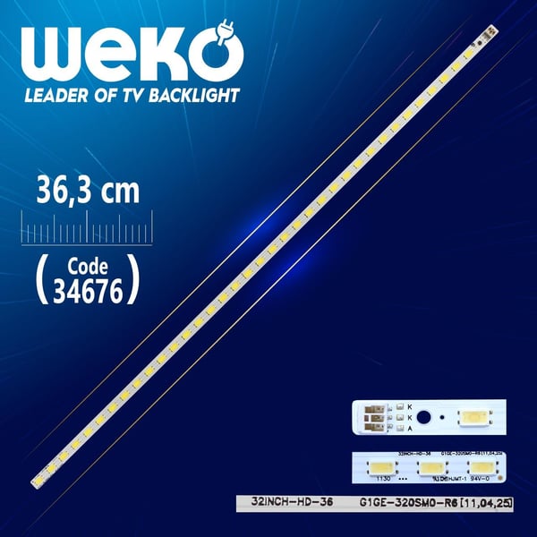 32INCH-HD-36 - G1GE-320SM0-R6 - 36.3 CM 36 LEDLİ (WK-625)