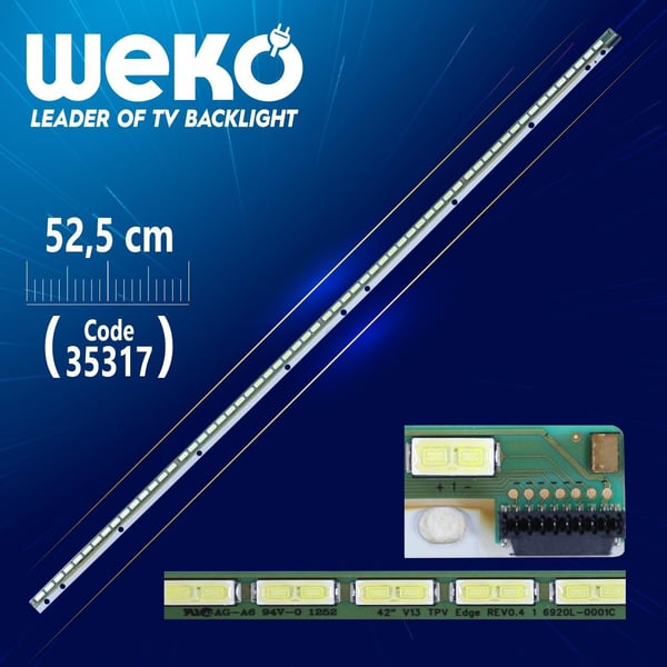 42 V13 TPV EDGE REV0.4 1 6920L-0001C - 52.5 CM  60 LEDLİ  - (WK-377)