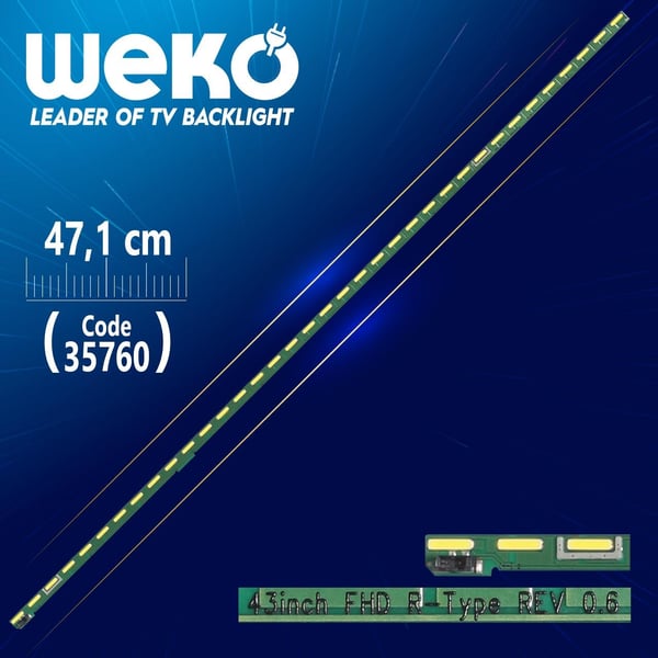 43INCH FHD R-TYPE REV 0.6 - 47.1 CM 36 LEDLİ - (WK-1228)