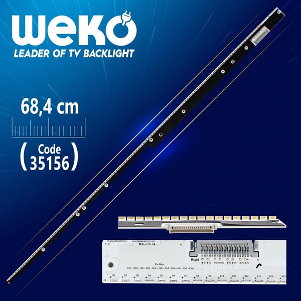 55-5030-LED-MCPCB-R- J6L4-550SMB-R2  112 LEDLİ  68.4 CM