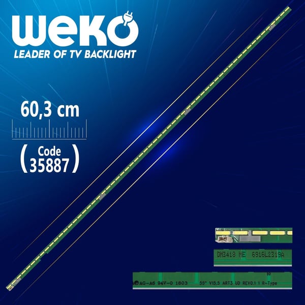 55 V15.5 ART3 UD REV0.1 1 R-TYPE - 60.3 CM 60 LEDLİ (WK-1349)