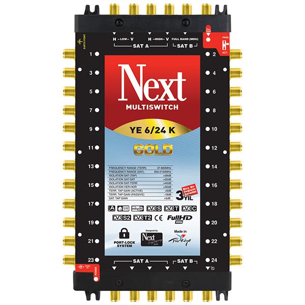 6*24 KASKATLI UYDU SANTRALİ NEXT