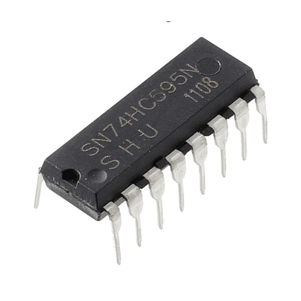 74 HC 595 DIP-16 ENTEGRE DEVRE