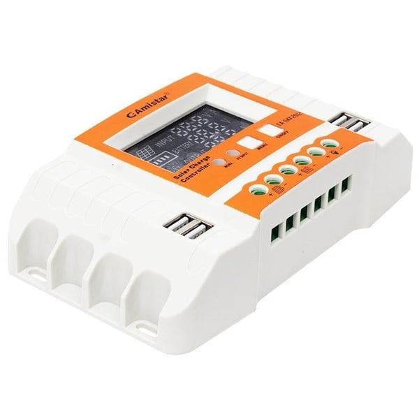 AMİSTAR GFK-2012 12 VOLT - 24 VOLT - 20 AMPER DİJİTAL OTOMATİK SOLAR ŞARJ REGÜLATÖRÜ