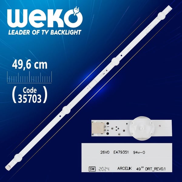 ARCELIK 49 DRT_REV0.1 - ZVA65600-AA - 49.6 CM 4 LEDLİ - (WK-1178)