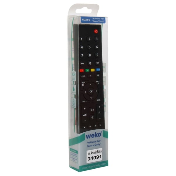 Arçelik-Beko 3D Tuşlu Lcd-Led Tv Kumanda (RC3214802/01-TS1187R-1) Fiyatı - Merter Elektronik