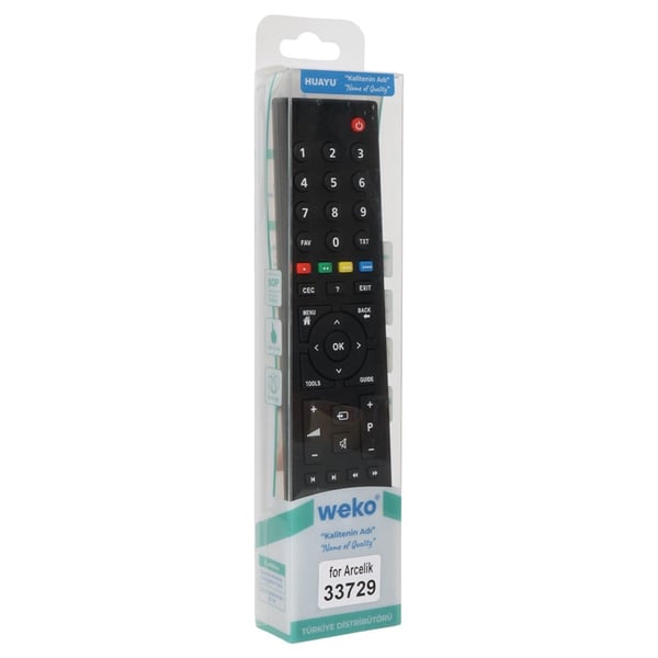 Arçelik RC3214803 - A32LB5533 - A40LB5333 / Beko B24L 5845 4B / Altus AL-32L-4950-4B Media Tuşlu Lcd Tv Kumandası Fiyatı - Merter Elektronik