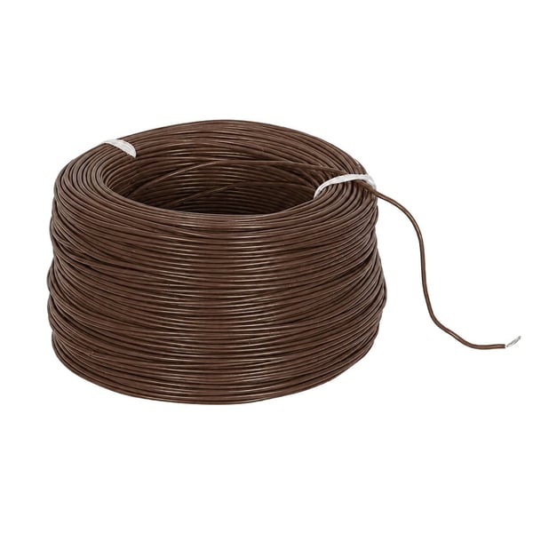 ARTAR H03V-K 0.22 MM BAKIR ÇOK DAMARLI DEVRE MONTAJ KABLOSU KAHVERENGİ ZİL TELİ (0.22MM2 100 METRE)
