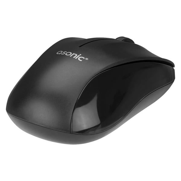 ASONIC AS-WM5 USB SİYAH KABLOSUZ OPTİK MOUSE