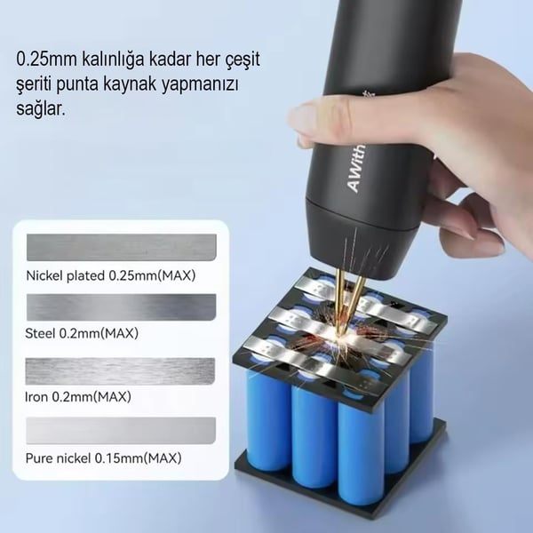 Awithz H1 DC 5V Nokta Punta Kaynak Makinesi Taşınabilir Fiyatı - Merter Elektronik