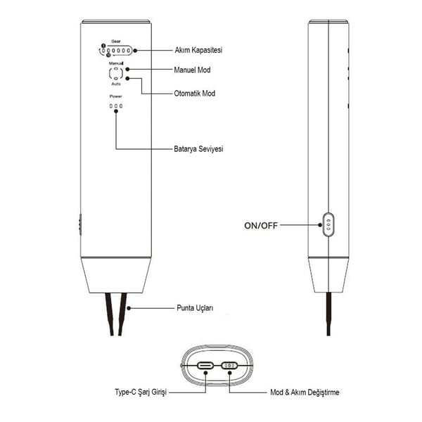 Awithz H1 DC 5V Nokta Punta Kaynak Makinesi Taşınabilir Fiyatı - Merter Elektronik