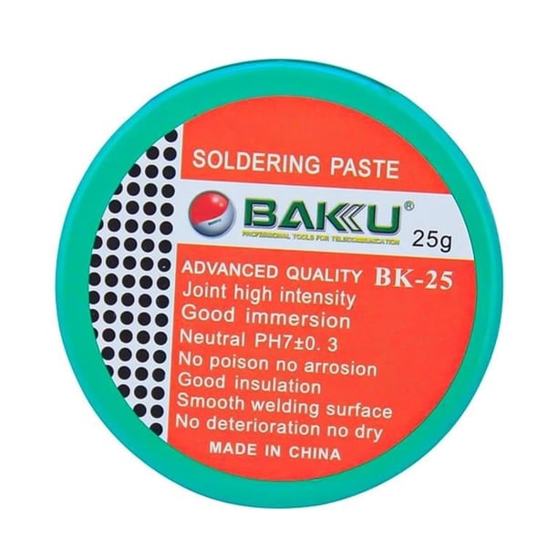 Baku BK-25 Lehim Pastası 25 Gr. Fiyatı - Merter Elektronik