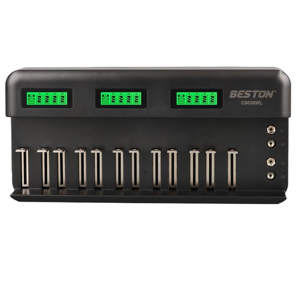 BESTON C9036WL AA/AAA/9V/C BOY/DBOY/Ni-MH/Ni-CD/9V/LİTYUM PİL LCD EKRANLI HIZLI ŞARJ CİHAZI