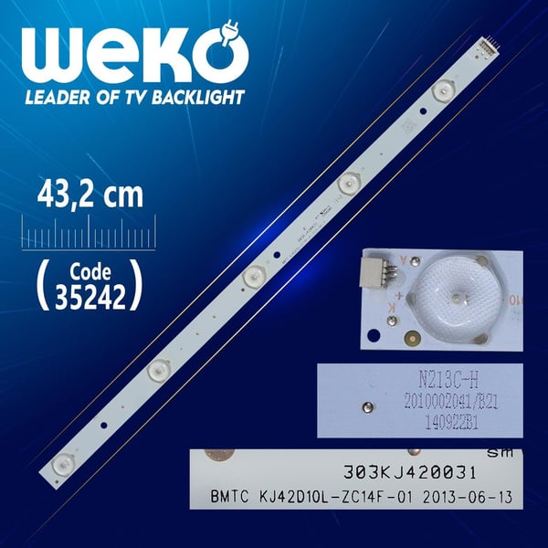 BMTC KJ42D10L-ZC14F-01 - 303KJ420031 - 43.2 CM 5 LEDLİ - (WK-463)